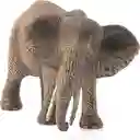 Figura De Animales Elefante Africano Hembra Pintado A Mano