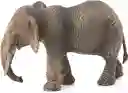 Figura De Animales Elefante Africano Hembra Pintado A Mano