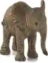 Figura De Animales Cría Elefante Africano Pintado A Mano