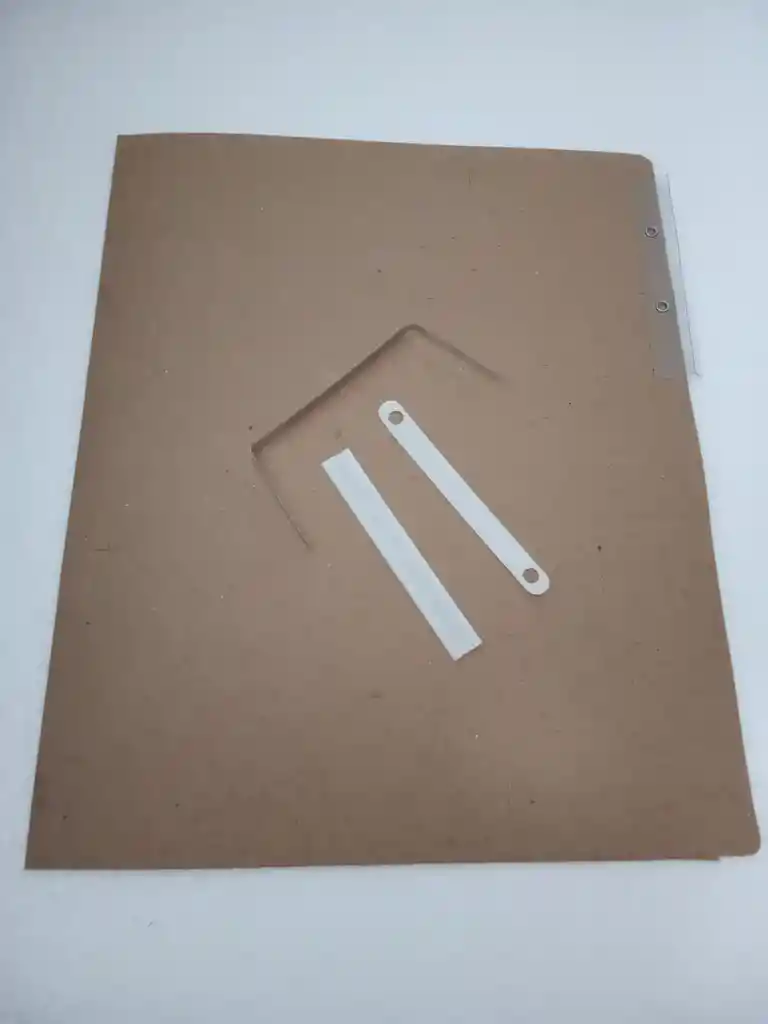 Carpeta Oficio De Carton Con Legajador Metalico