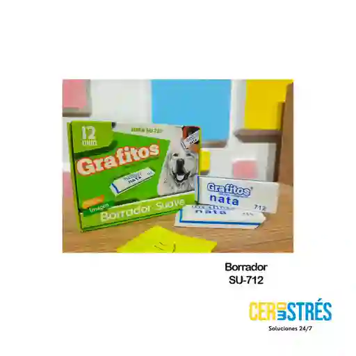 Borrador Blanco Grafito Su 712