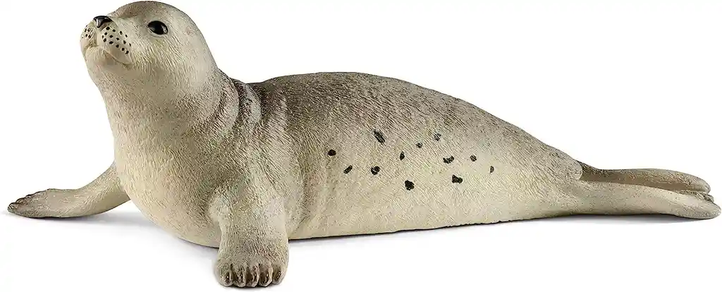 Figura De Animales Foca Coleccionable Pintado A Mano