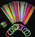 Pulsera Manilla Neon Para Fiesta Tarro X 50 Unidades