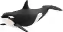 Figura De Animales Ballena Orca Coleccionable Pintado A Mano