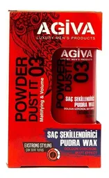 Cera En Polvo Voluminizador Agiva Roja - Fijación Fuerte 03