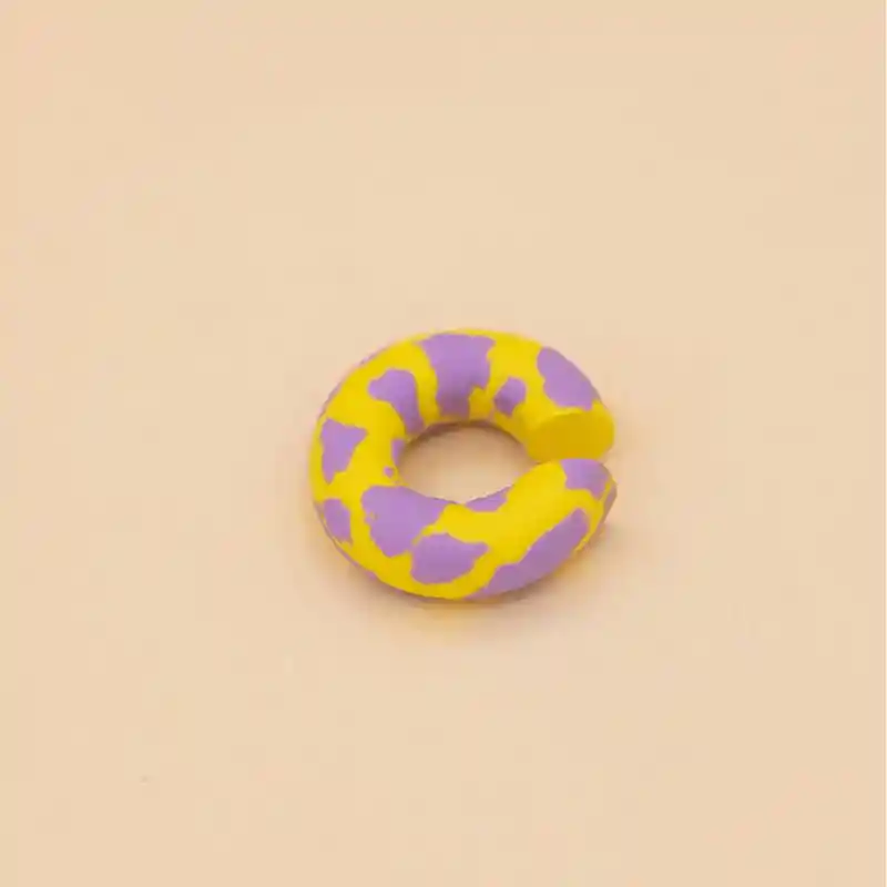 Earcuff Habanna Amarillo-morado