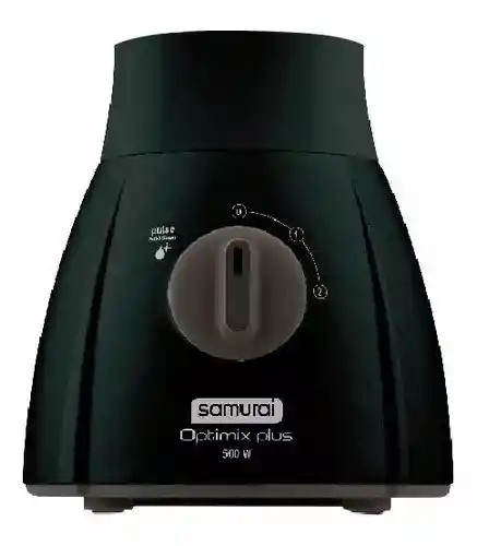 Licuadora Samurai Optimix Plus Negra 500w Color Negro Y Azul Celeste