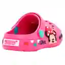 Suecos Zapatos Chancla Minnie Mouse Disney Niñas Rosa