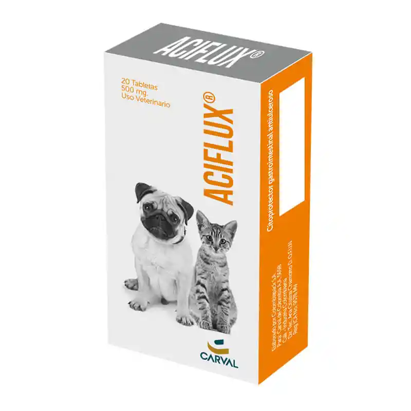 Aciflux Tabletas 500kg X 20 Tabletas
