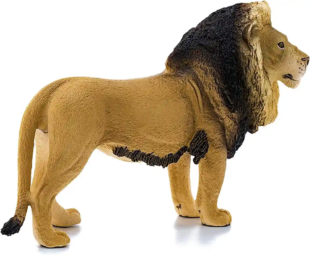 Figura De Animales León Coleccionable Pintado A Mano