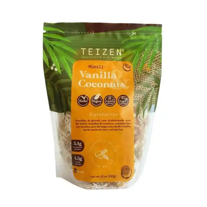 Granola Keto Vainilla Coco- Teizen 350g