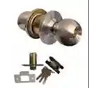 Cerradura Habitacion (chapa) Pomo Metalico