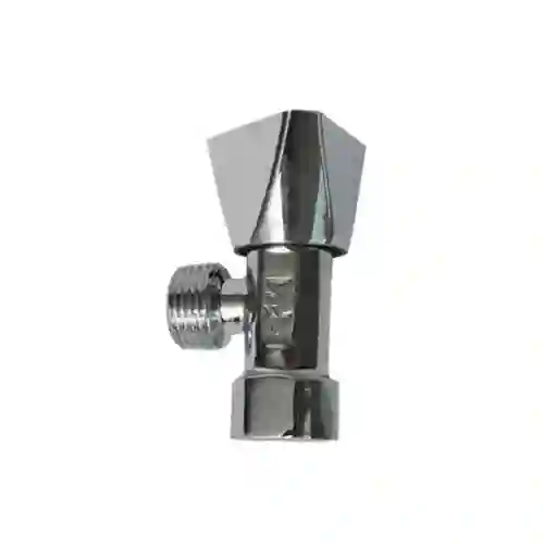 Llave De Regulacion (abasto) Bronce Cromada 1/2''