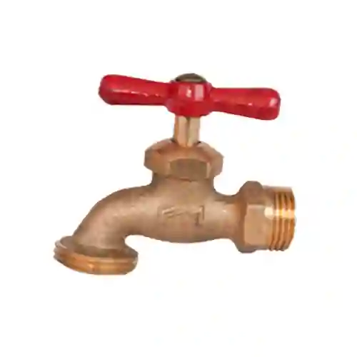 Llave Jardin 1/2'' X 3/4'' Bronce