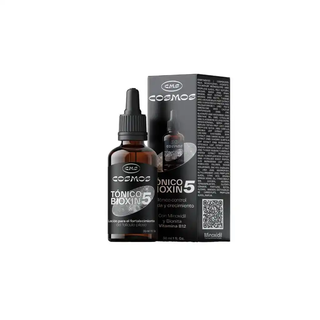 Tonico Anticaida Con Minoxidil Masculino Cms Cosmos Bioxin 5