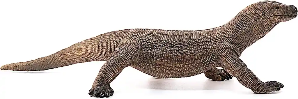  Figura De Animales  Dragón  De Komodo Coleccion Pintado A Mano 