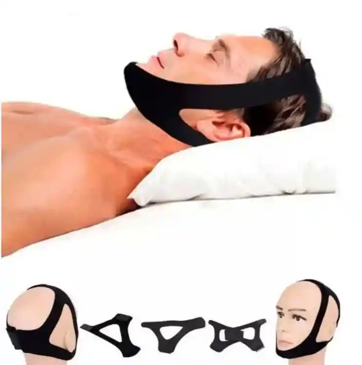 Soporte Banda Mentonera Facial Apnea