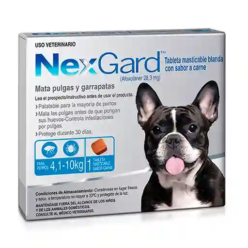 Nexgard Perros Pequeños De 4.1kg A 10kg