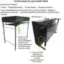 Parrilla Asador De Lujo A Carbon 70x40cm Portatil/desarmable