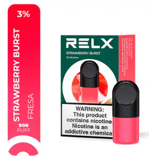 Recarga Relx Pods Pro Fresas 3%