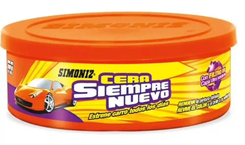Cera En Crema Siempre Nuevo 200gr, Con Filtro Uv Renueva Y Revive El Color, Marca Simoniz 108109
