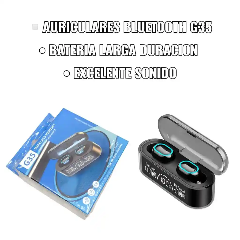 Auriculares Bluetooth G35