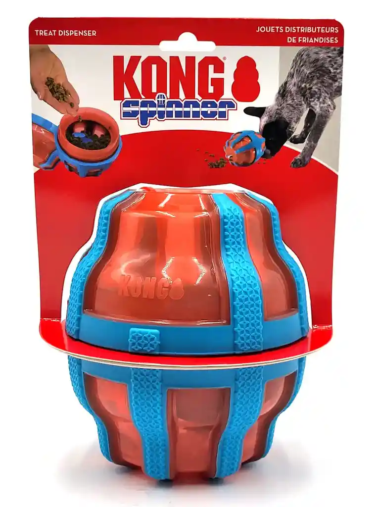 Kong Dispensador De Golosinas Para Perro Juguete Treat Spinner