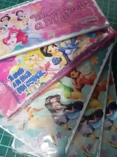 Invitación Fiesta Niña Motivo Disney X 10