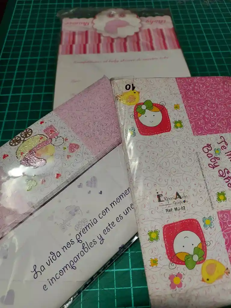 Tarjeta Invitacion Baby Shower Niña X 12