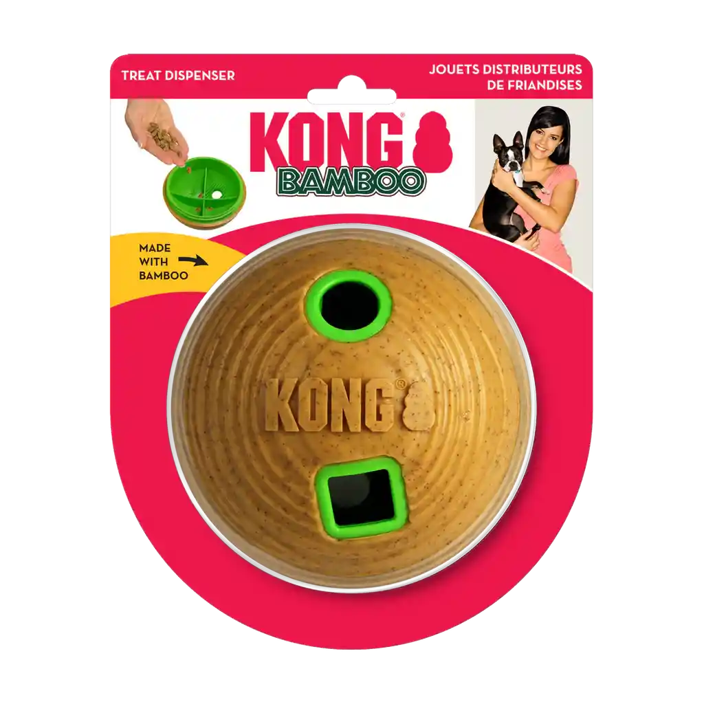Kong Juguete Para Perro Bamboo Feeder Ball Md