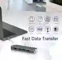 Adaptador Tipo C Ethernet Rj45 Hdmi Micro Sd Hub Usb-c Mac