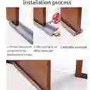 Tapon Puerta Burlete Polvo Sello Protecto Insecto Ruido Olor Color Blanco