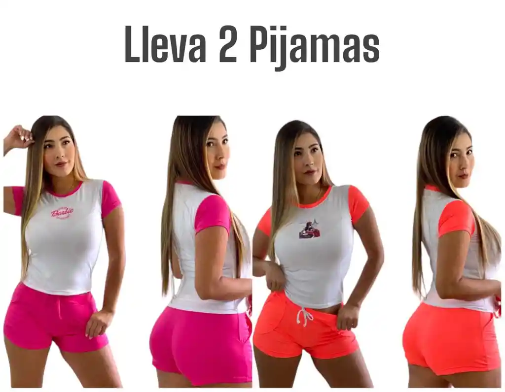 2 Unidades Pijamas Para Dama Sexy