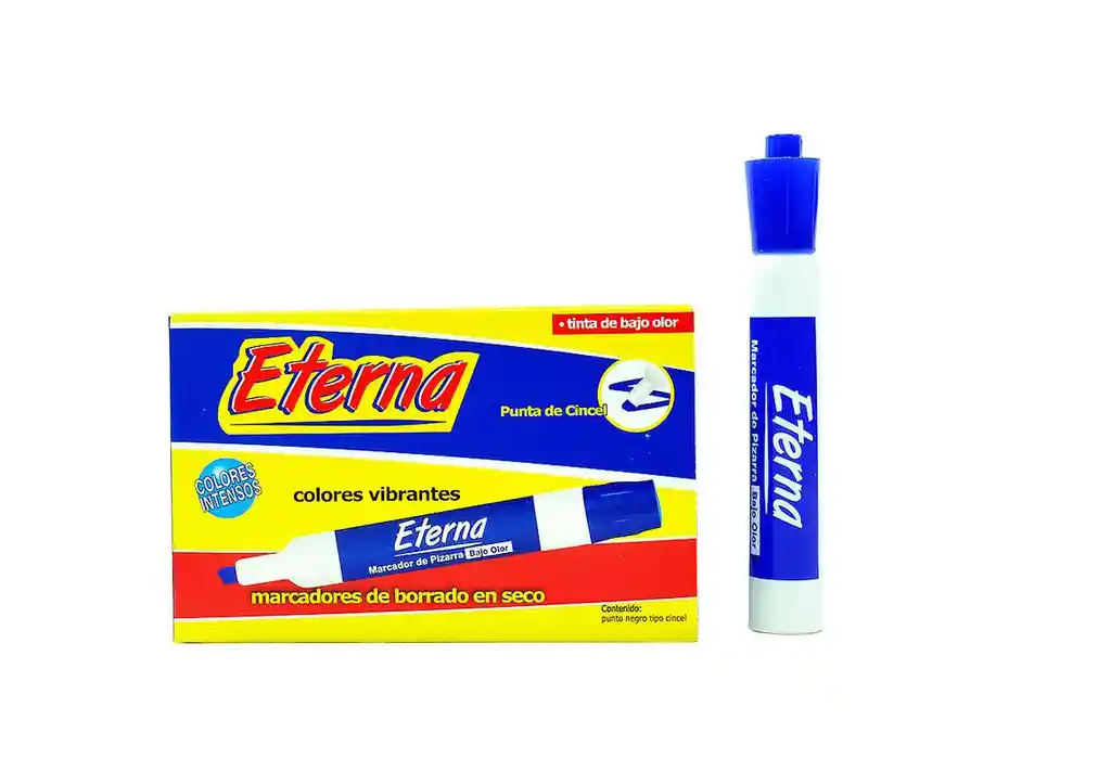 Marcadores Borrables Azul Eterna