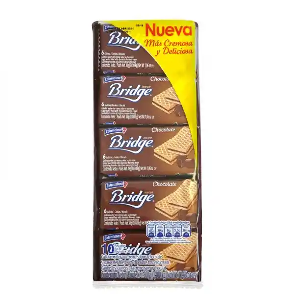 Galleta Bridge Chocolate Und