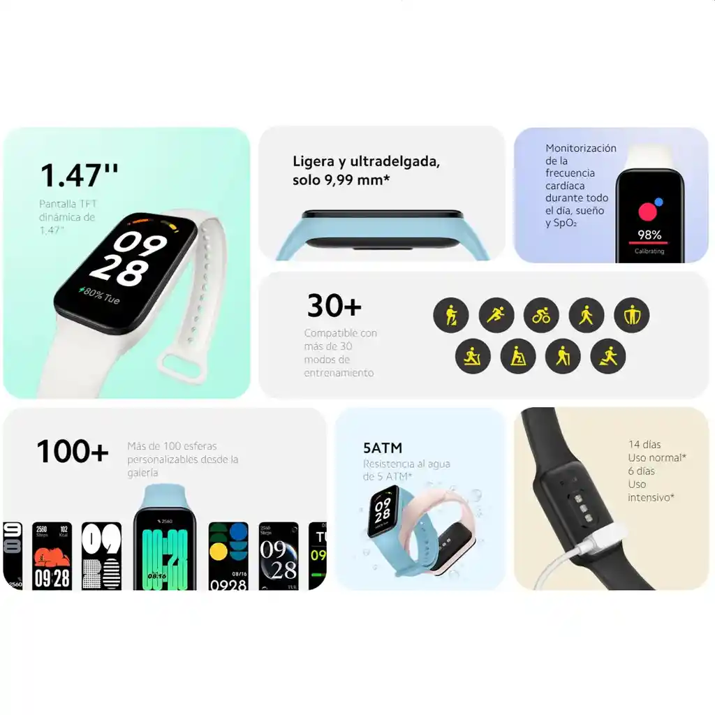 Xiaomi Redmi Smart Band 2 Smartwatch Pulsera Inteligente Bt