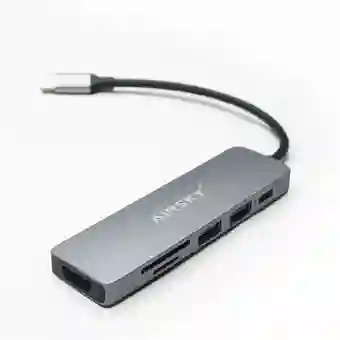 Convertidor Usb-c 6 En 1 4k