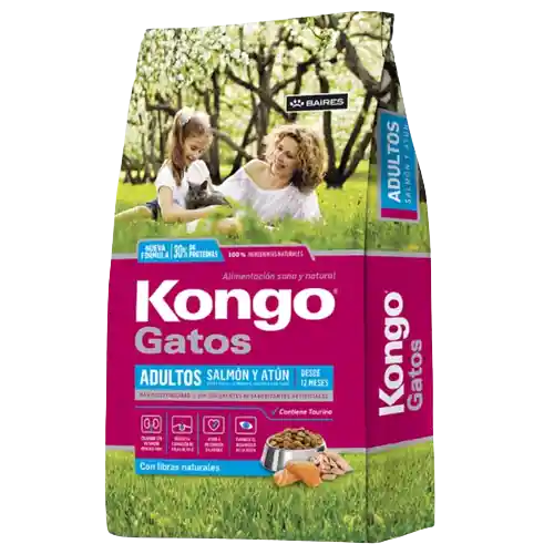 Alimento Para Gatos Kongo Adulto Salmon Y Atun Bolsa 1 Kg