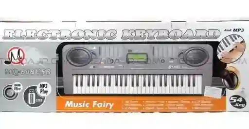 Organeta Piano Mp3 Usb Mq 808 / Pantalla Lcd / Niños.