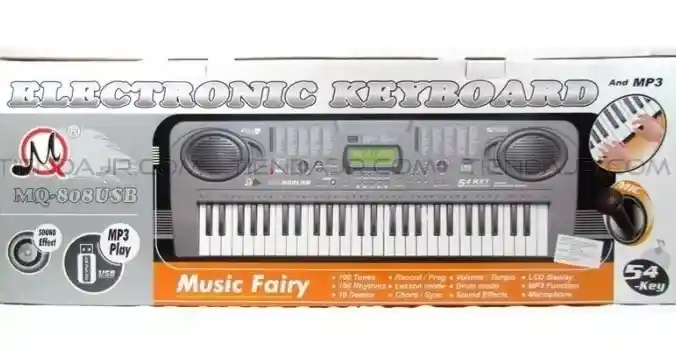 Organeta Piano Mp3 Usb Mq 808 / Pantalla Lcd / Niños.