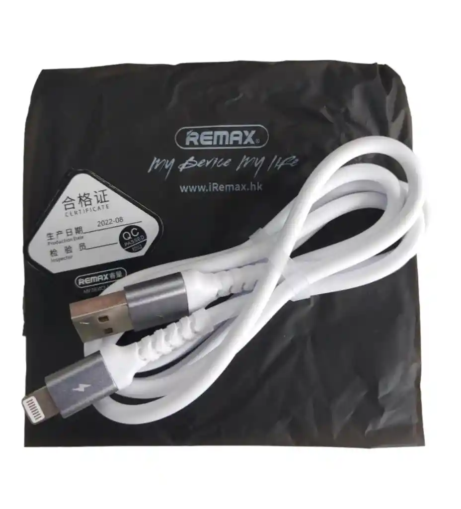 Cable Usb Remax Rc-c008 Kayla Ll Lightning Blanco