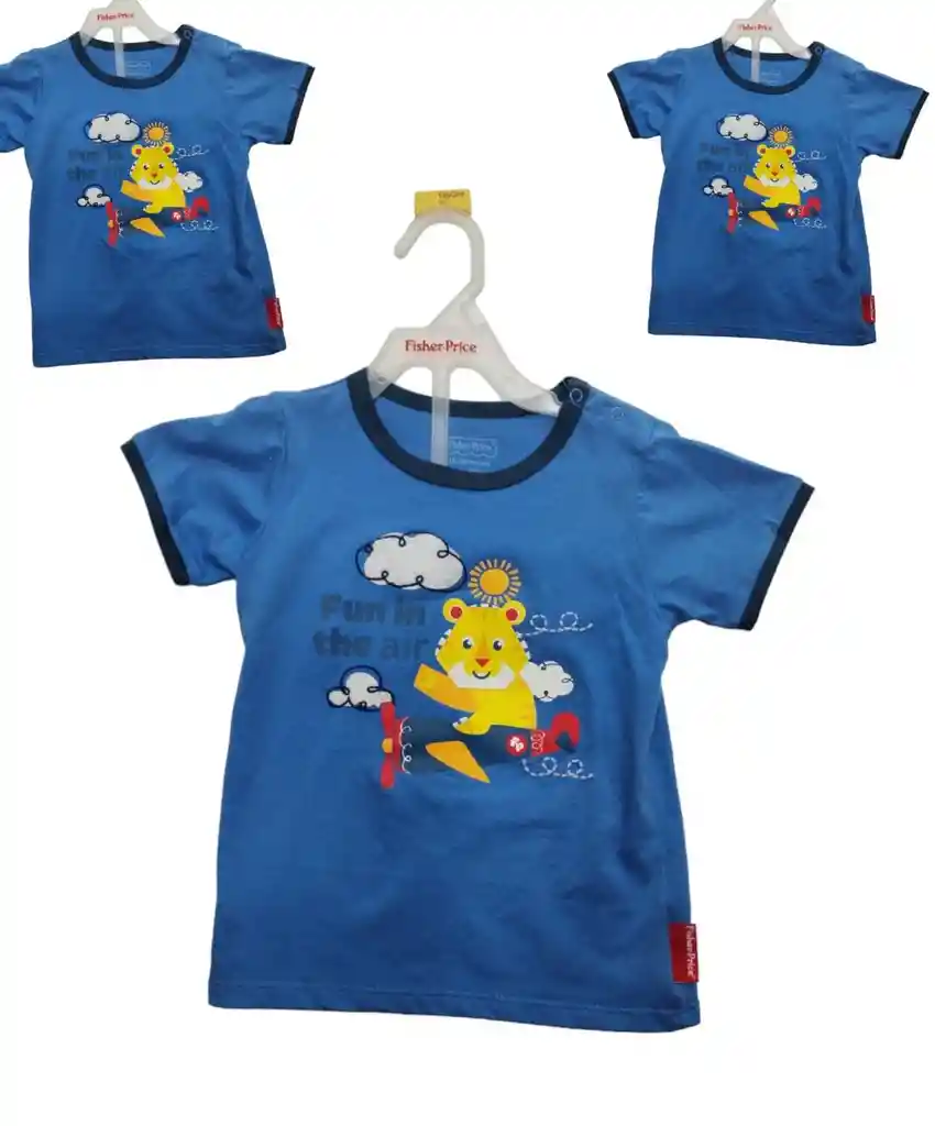 Fisher Price - Pijama Bebe Estampado Leon 18-24 Meses