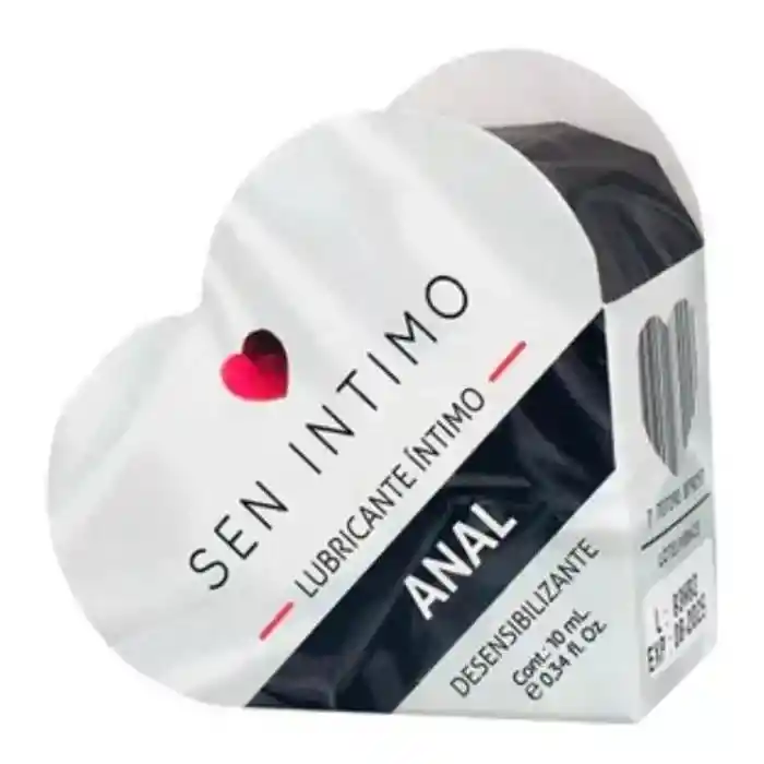 Lubricante Sen Intimo Anal En Corazón X 10ml