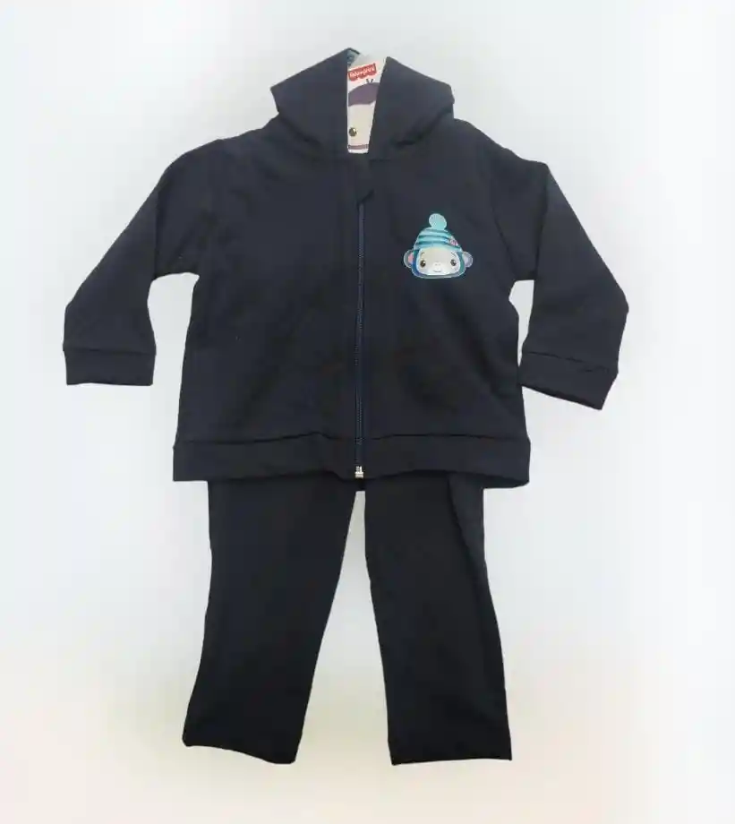 Fisher Price - Pijamaestampado Mono Con Gorro 12-18 Meses