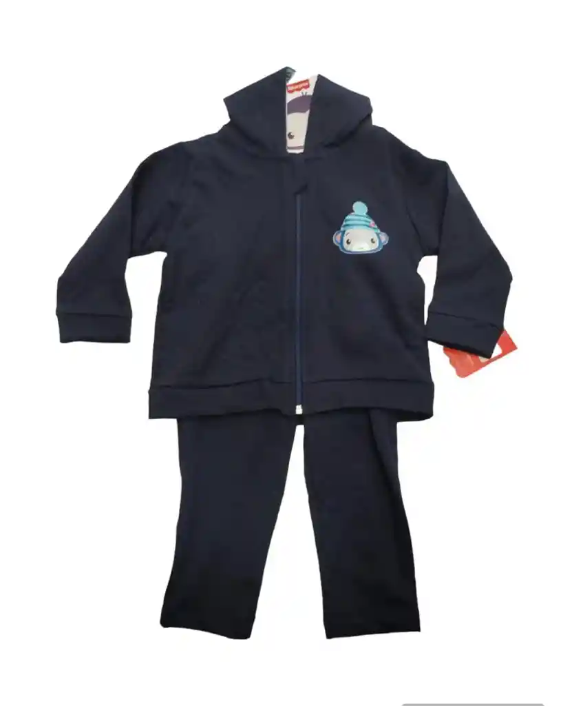 Fisher Price - Pijamaestampado Mono Con Gorro 12-18 Meses