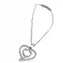 Juego De Aretes Y Collar En Acero Diseño Estetoscopio