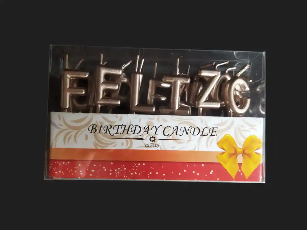 Velas De Feliz Cumpleaños X 15 Letras