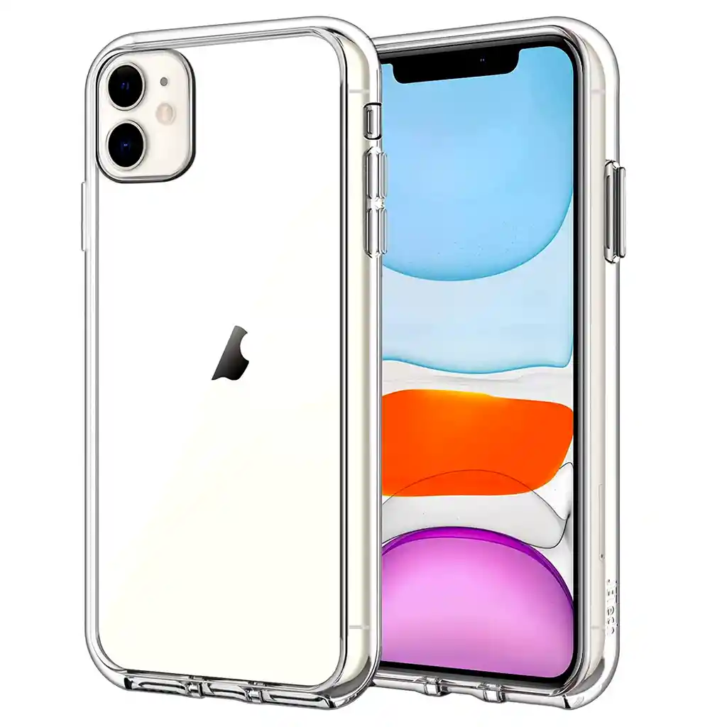 Estuche Rígido De Iphone 11 6.1 Transparente Híbrido Premium