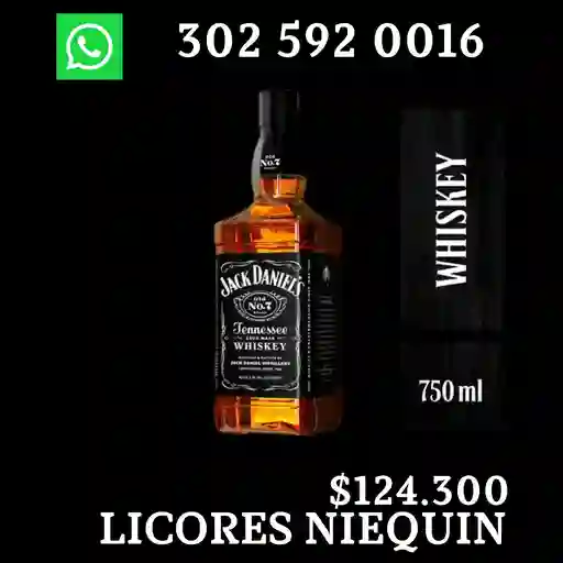 Jack Daniel's Whisky Botella X 750ml