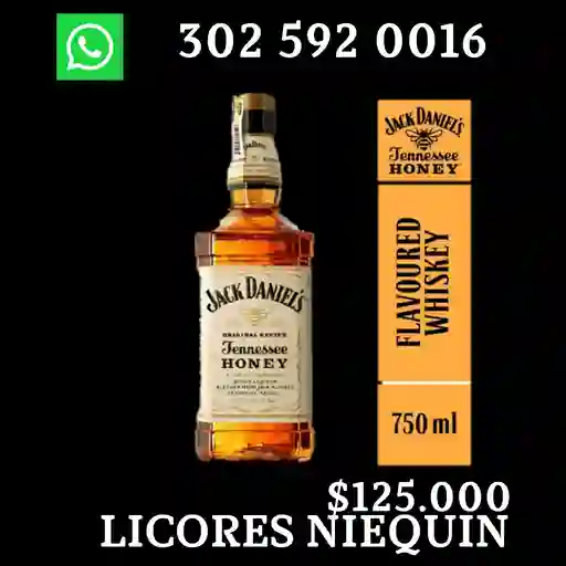 Jack Daniel's Whiskey Tennessee Honey Botella X 700ml